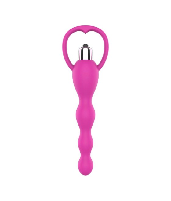 Cadena Anal con Vibracion Rosa