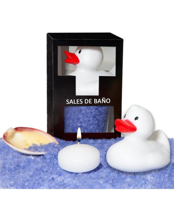 Set Sales Bano Aroma Lavanda Pato Vela y Concha 150gr