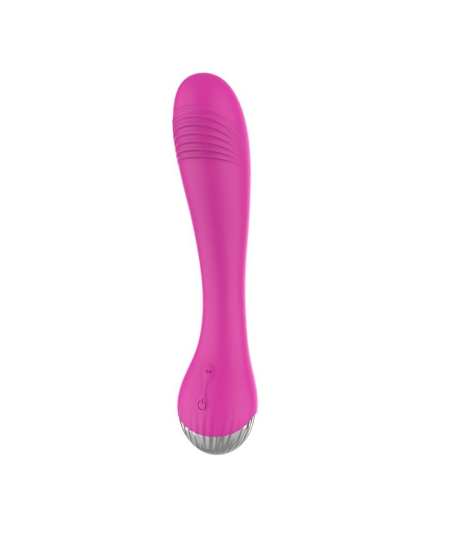 Vibrador 6 Funciones USB Rosa