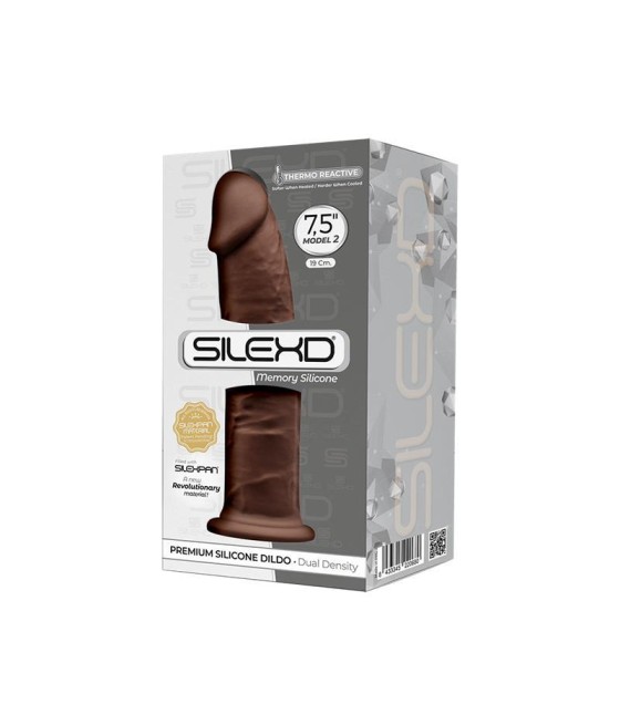 Dildo Dual Density Mod 2 75 Marron