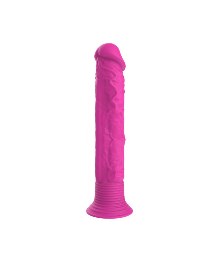 Dildo Realista con Vibracion Silicona Rosa