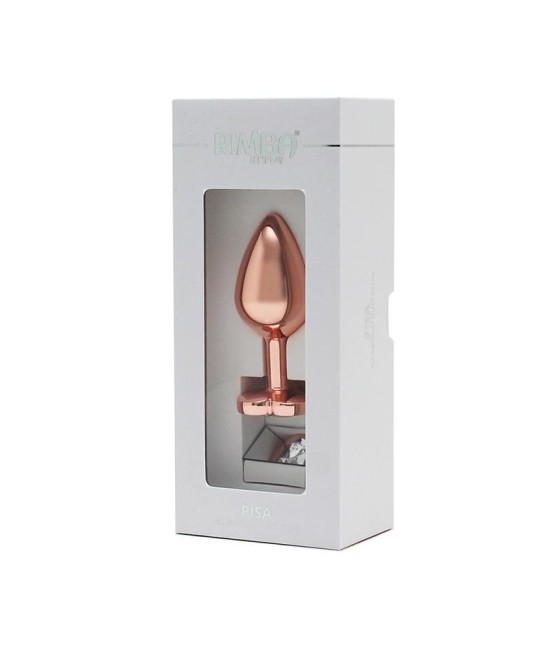 Plug Anal con Joya en Forma de Corazon Pisa Rose Gold