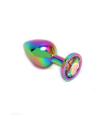 Plug anal con joya Arcoiris Pisa Rainbow