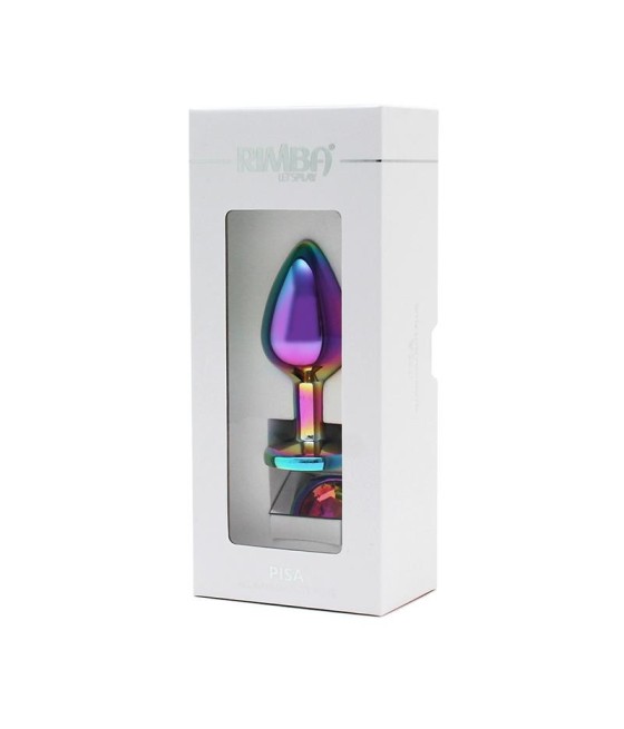 Plug anal con joya Arcoiris Pisa Rainbow