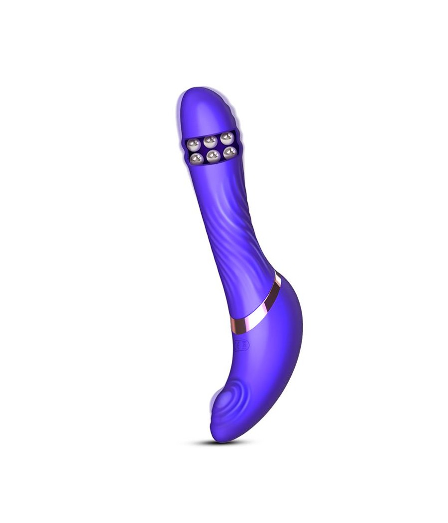 Rayden Vibrador con Pulsacion y Bolas Internas Desmontable Dos Posiciones