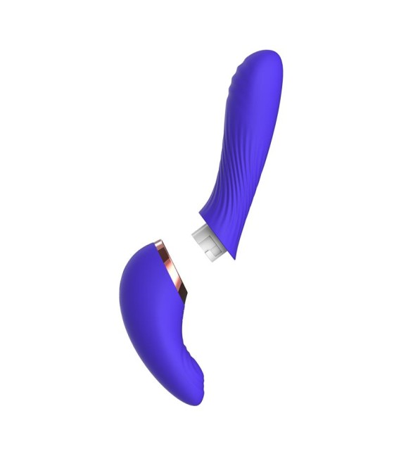 Rayden Vibrador con Pulsacion y Bolas Internas Desmontable Dos Posiciones