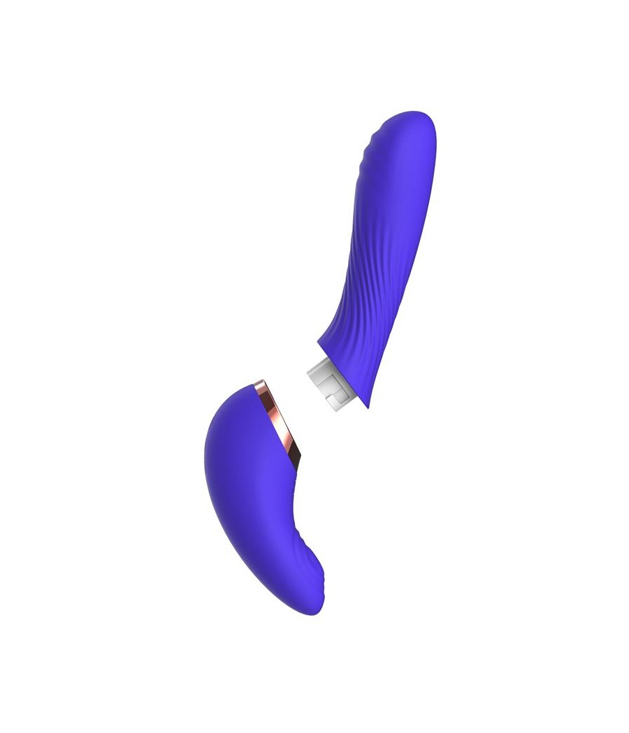 Rayden Vibrador con Pulsacion y Bolas Internas Desmontable Dos Posiciones