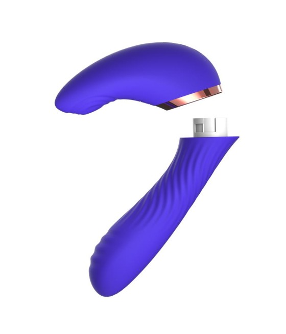 Rayden Vibrador con Pulsacion y Bolas Internas Desmontable Dos Posiciones