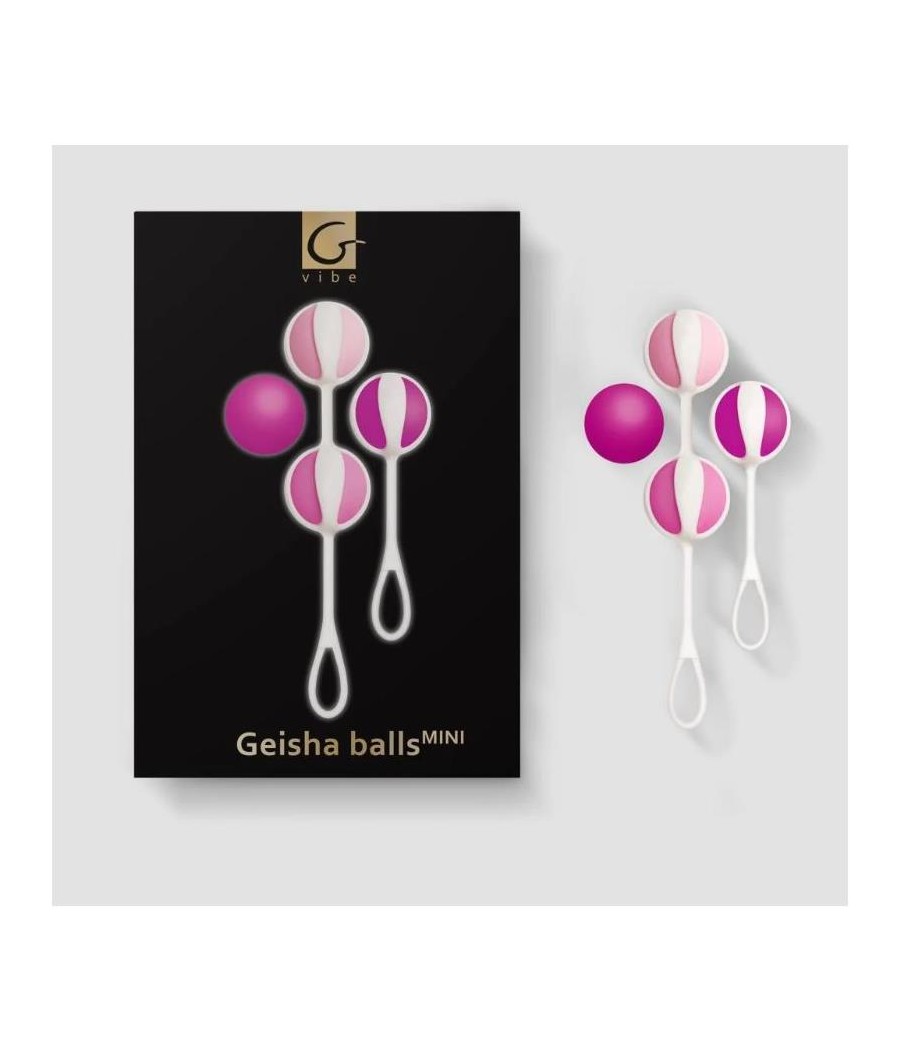 Set 4 Bolas Geisha Balls Mini Raspberry