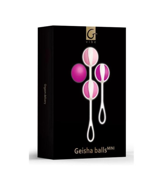 Set 4 Bolas Geisha Balls Mini Raspberry