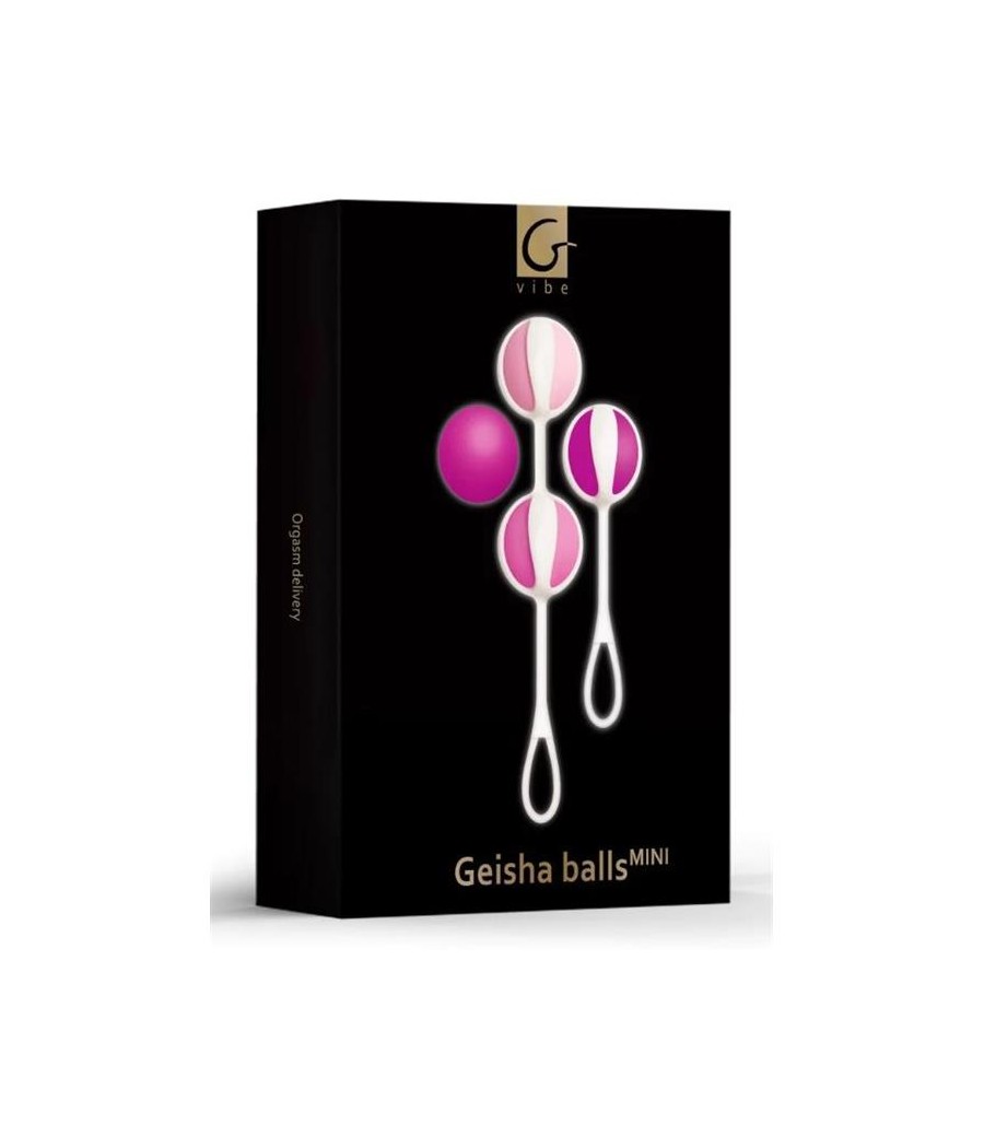 Set 4 Bolas Geisha Balls Mini Raspberry