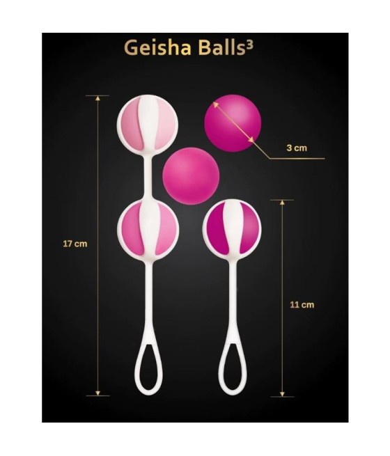 Set de 5 Geisha Balls3 Sugar Pink