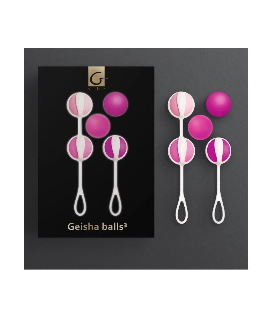 Set de 5 Geisha Balls3 Sugar Pink