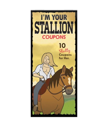 10 Cupones para Ella Im Your Stallion