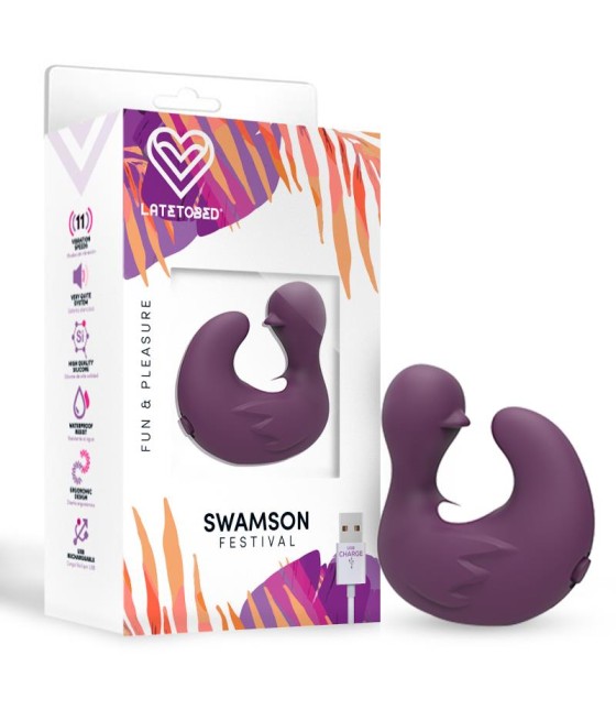 Swamson Dedal Patito Estimulador USB Silicona Violet