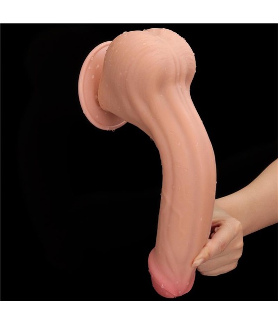 Dildo Dual Layer Piel Retractil 115