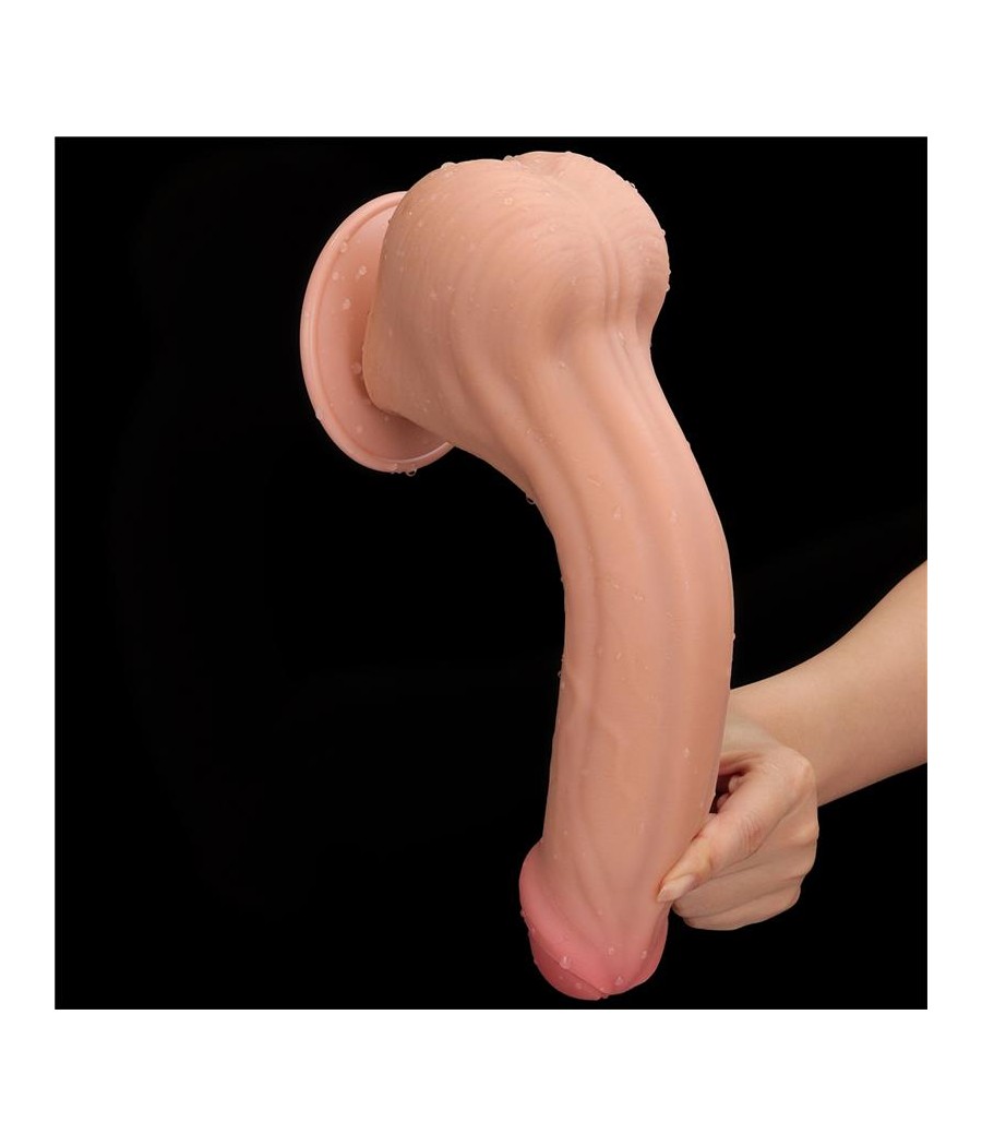 Dildo Dual Layer Piel Retractil 115