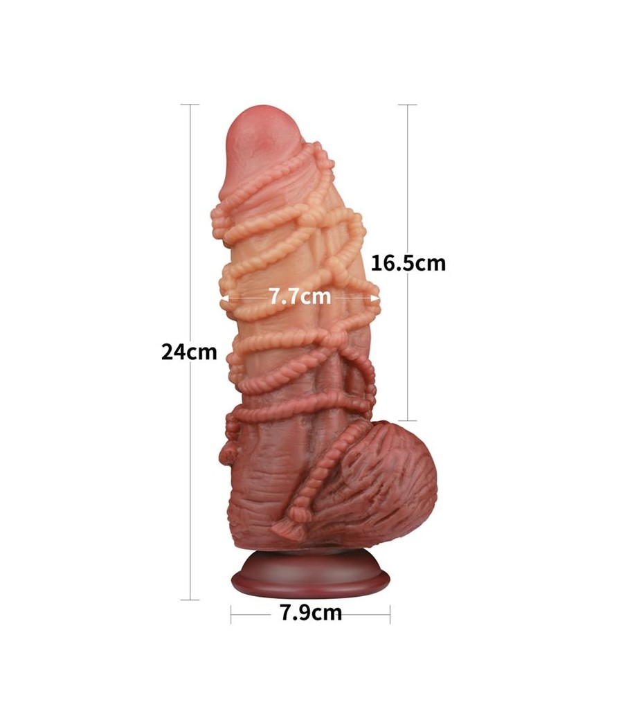 Dildo Dual Layer Tamano King Nature 95