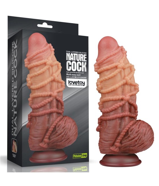 Dildo Dual Layer Tamano King Nature 95