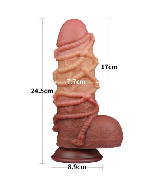 Dildo Dual Layer Tamano King Nature 95