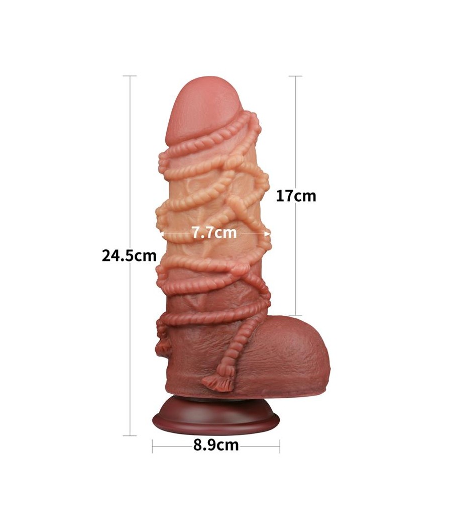 Dildo Dual Layer Tamano King Nature 95