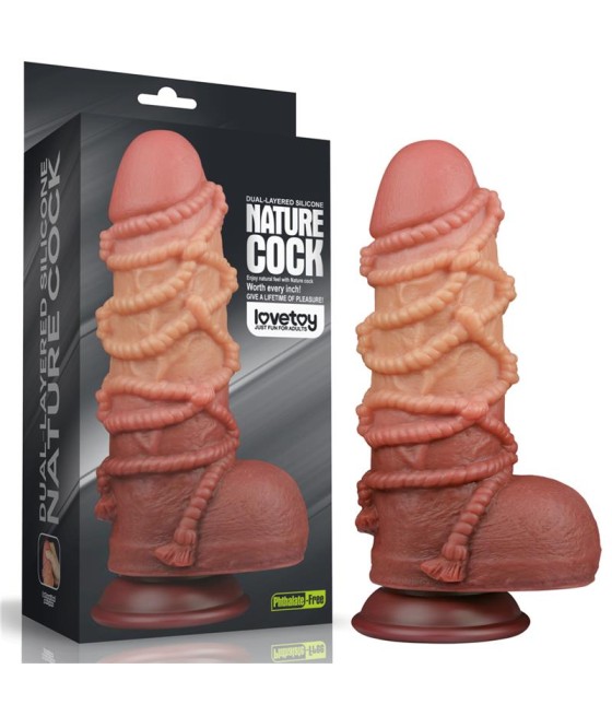 Dildo Dual Layer Tamano King Nature 95