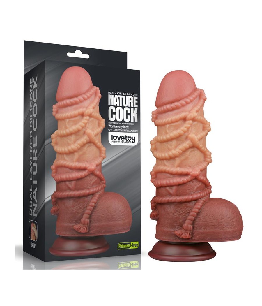 Dildo Dual Layer Tamano King Nature 95