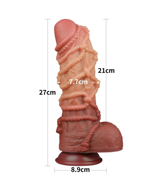 Dildo Dual Layer Tamano King Nature 105