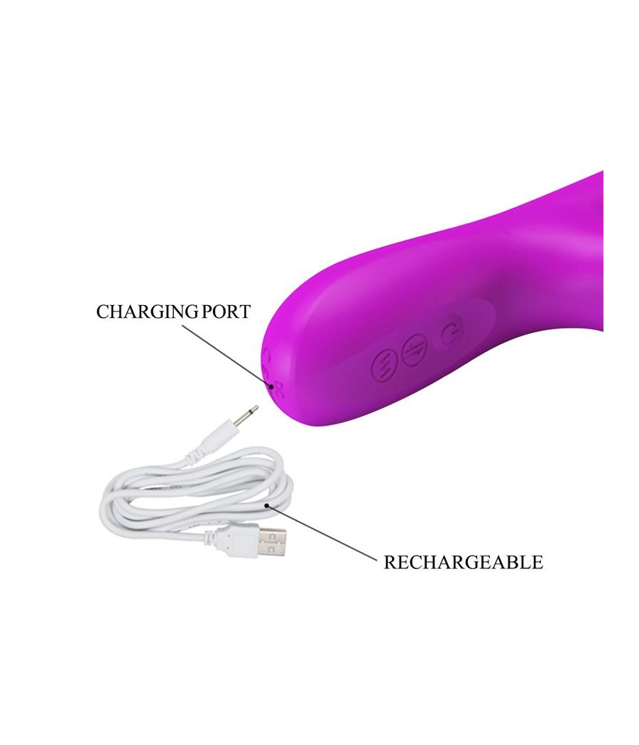 Reese Vibrador con Bolas Internas y Thrusting USB