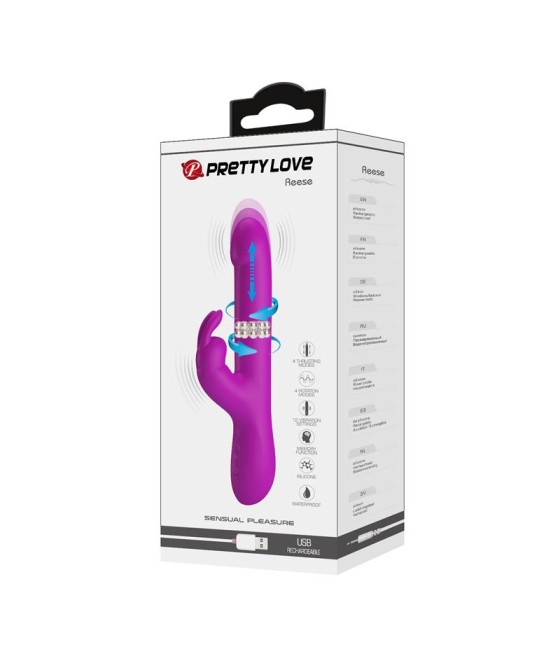 Reese Vibrador con Bolas Internas y Thrusting USB