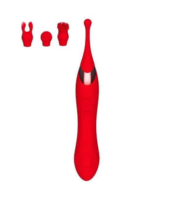 Onax Estimulador Doble Vibrador de Punto y Doble Pulsacion USB