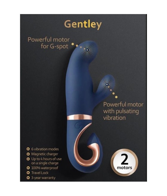 Gentley Vibrador Punto G Caribbean Blue