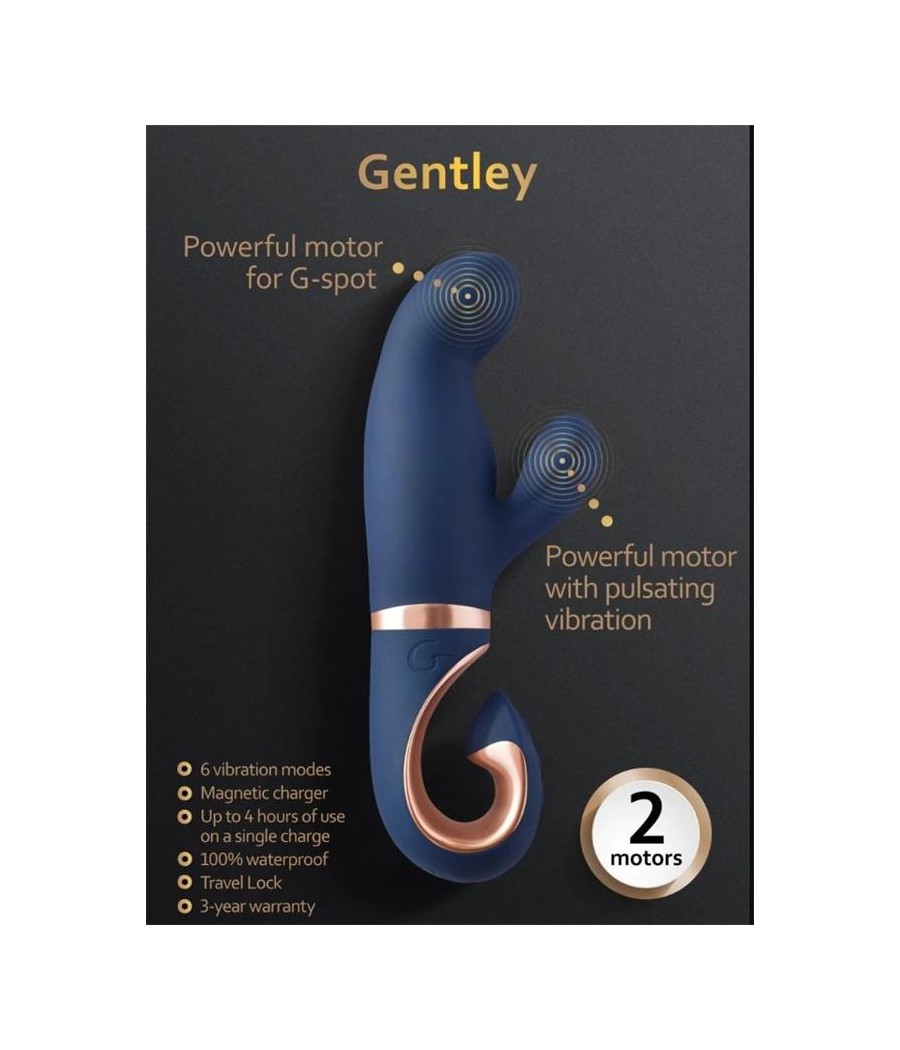 Gentley Vibrador Punto G Caribbean Blue