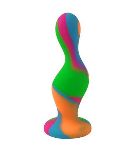 Plug Anal Multi Color Silicona