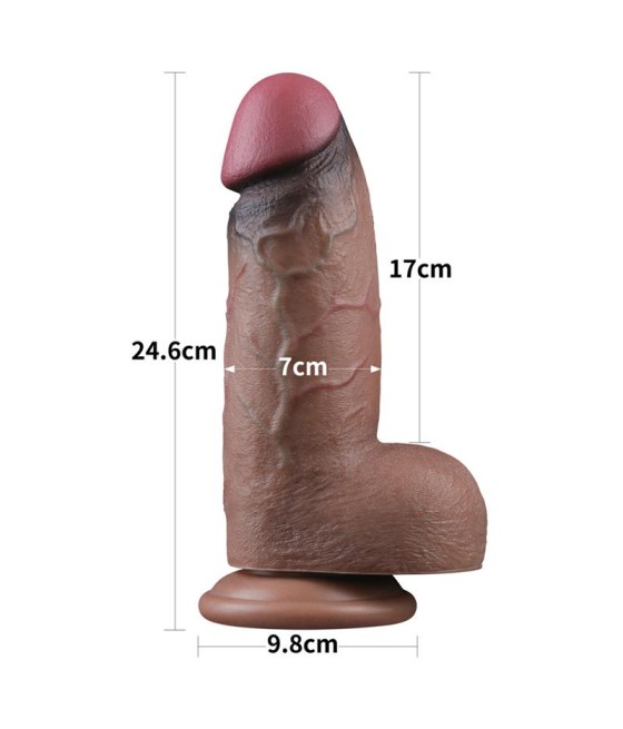 Dildo Silicona Dual Layered XXL 95