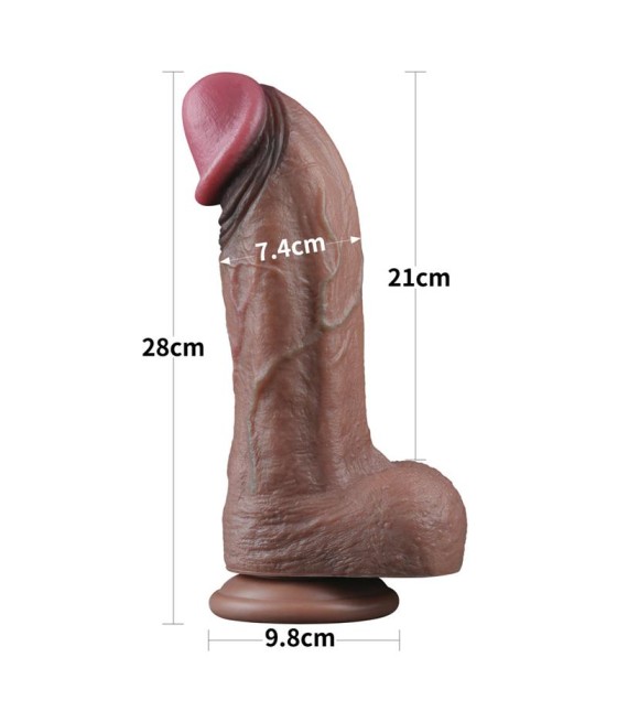 Dildo Silicona Dual Layered XXL 11