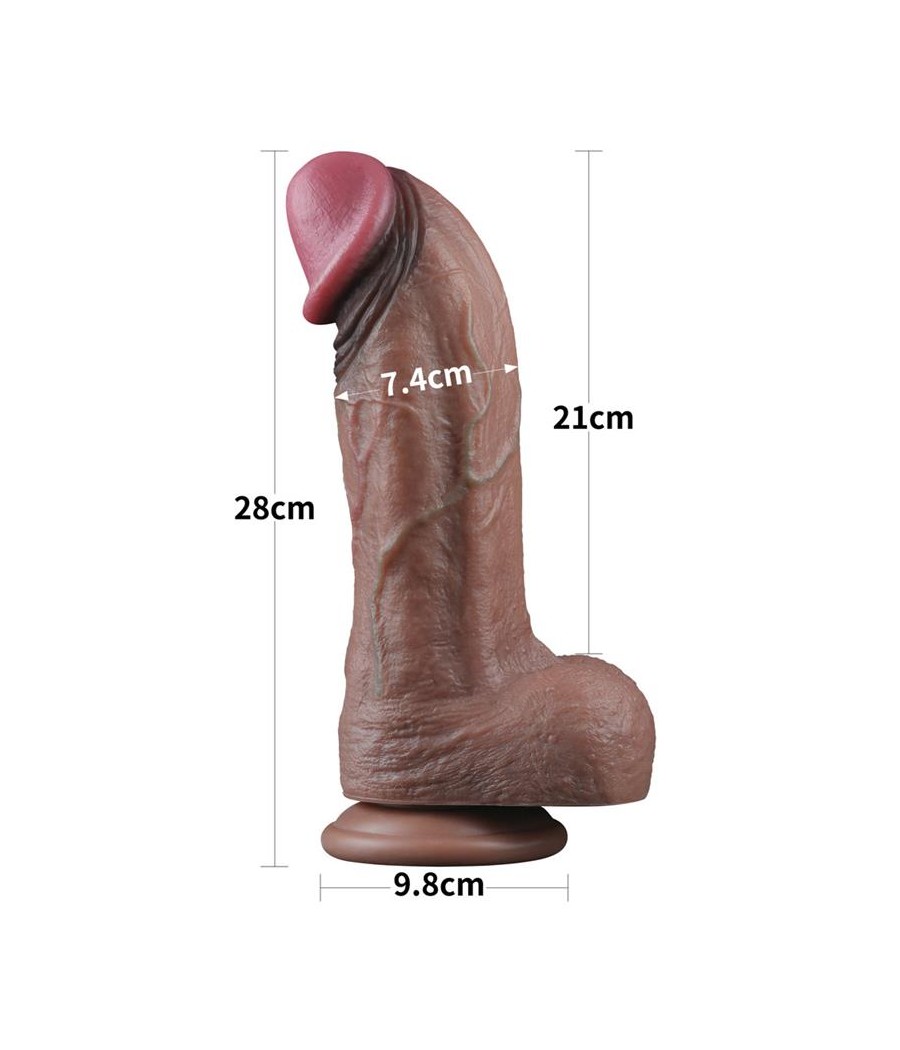 Dildo Silicona Dual Layered XXL 11