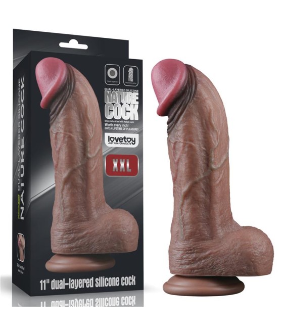 Dildo Silicona Dual Layered XXL 11