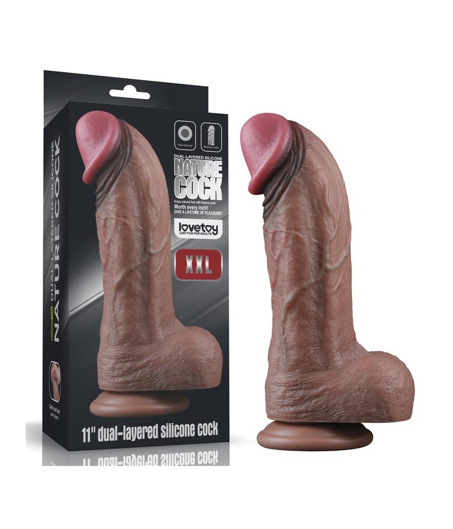 Dildo Silicona Dual Layered XXL 11