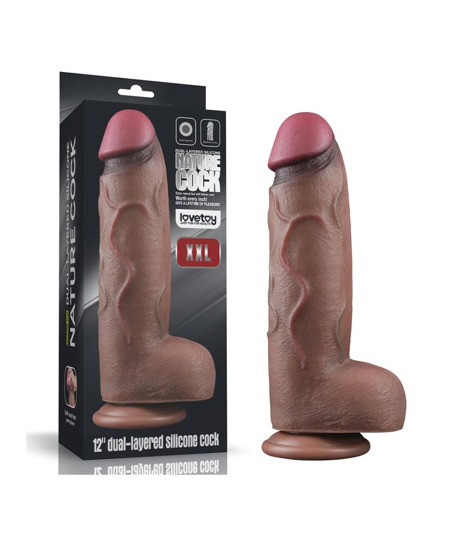 Dildo Silicona Dual Layered XXL 12