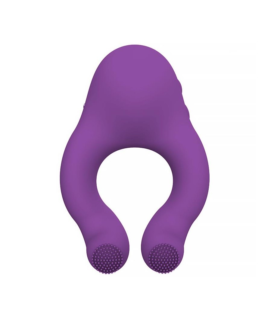 Fenda Anillo Vibrador con Lengua Estimulador y Control Remoto 3 Motores USB Magnetico