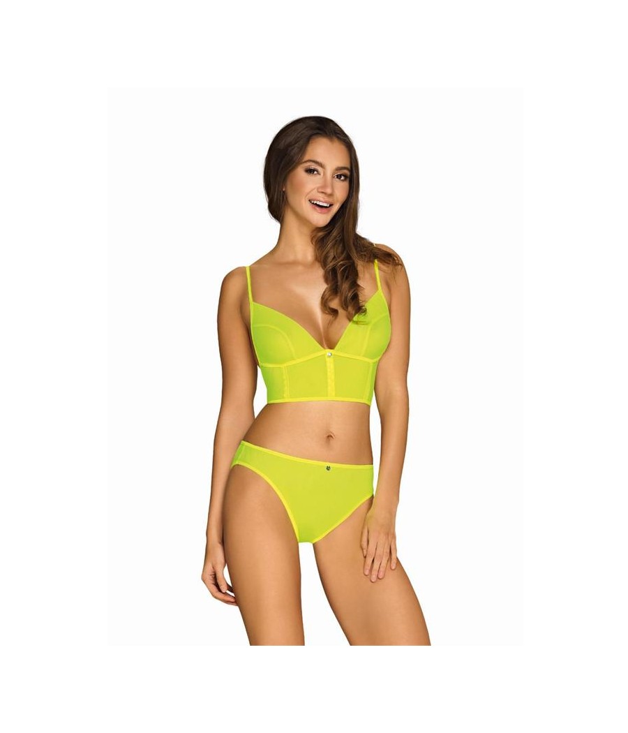 Neonia Set de 2 Piezas con Cremallera Amarillo Neon