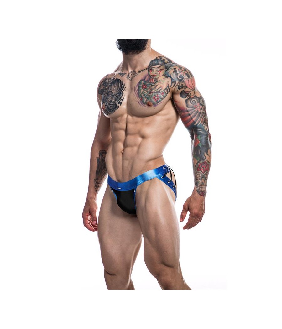 C4M14 Suspensorio Desire Leatherette Azul