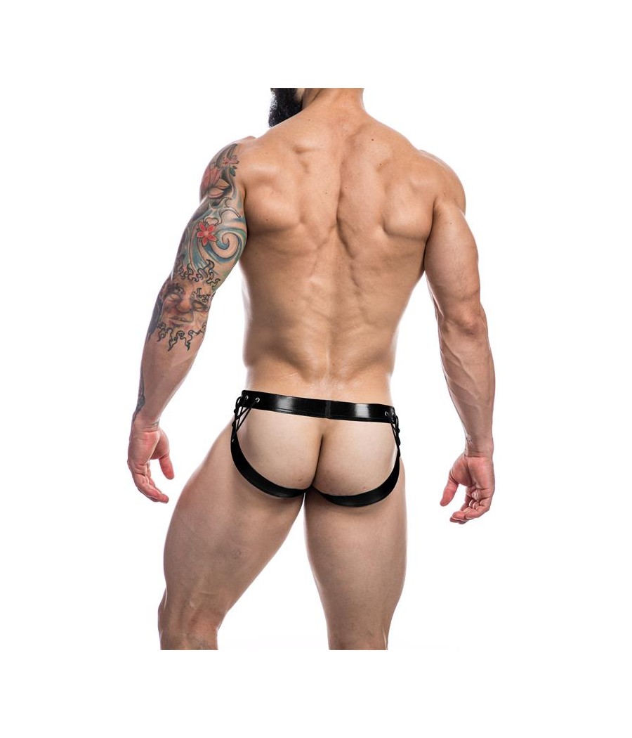 C4M14 Suspendorio Desire Leatherette Negro