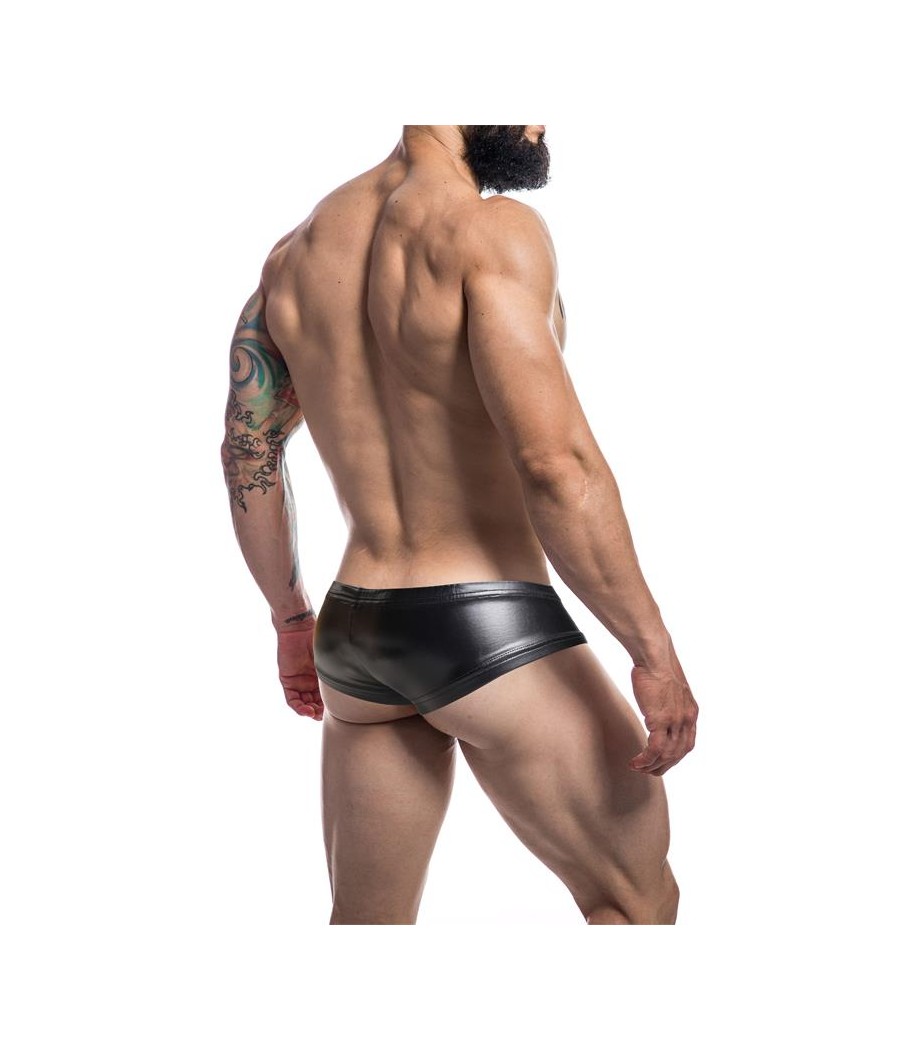 C4M10 Boxers Tipo Shorts Leatherette Negro