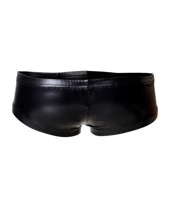 C4M10 Boxers Tipo Shorts Leatherette Negro