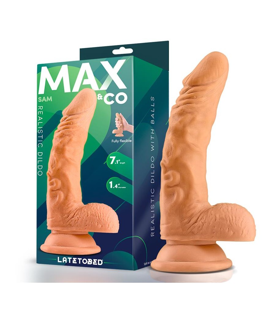 Sam Dildo Realista con Testiculos 71 Natural