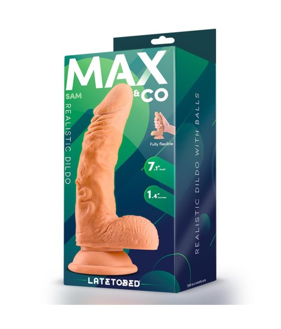 Sam Dildo Realista con Testiculos 71 Natural