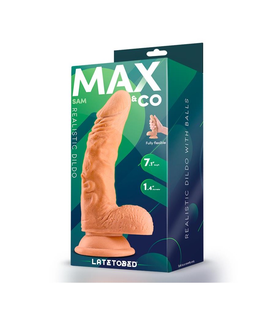 Sam Dildo Realista con Testiculos 71 Natural