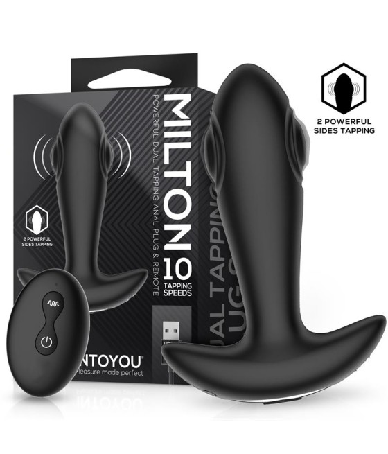 Milton Plug Anal con Doble Tapping y Control Remoto